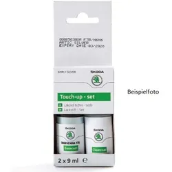 Skoda Lackstift-Set Arctic-Grün Metallic (9 ml Lack / 9 ml Klarlack) Farbcode 8B