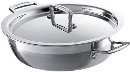 Le Creuset 3-ply Stainless Steel 26cm Shallow Casserole