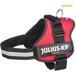 Julius-K9 Powergeschirr Gr. 2 rot (2, Hund, Allgemein), Halsband + Leine