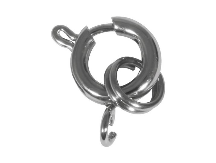 Rayher Edelstahl-Federring mit Spaltring ⌀ 8 mm