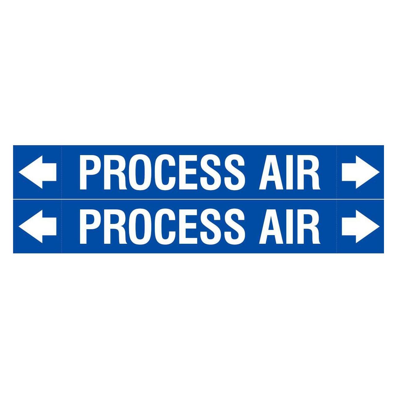 Brady ASME - Rohrmarkierer - Process Air (ASMEPM-50X345MM-PROCESS AIR)
