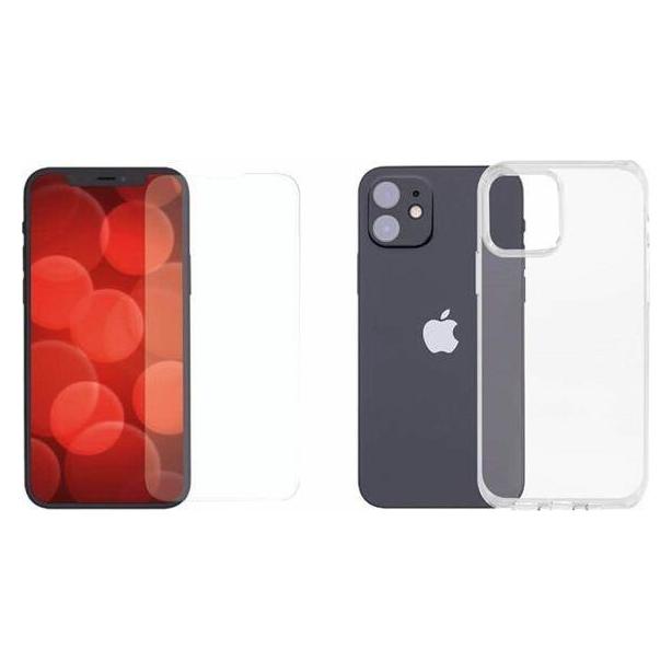 Displex Real Glass, 2D Panzerglas + Handyhülle (1 Stk., Apple iPhone 14) (01710)