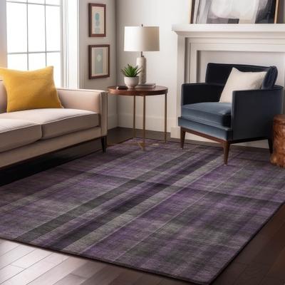 Addison Rugs Premium Washable Super Soft Plaid Mayfield Rug