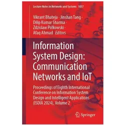 Information System Design: Communication Networks and IoT, Fachbücher