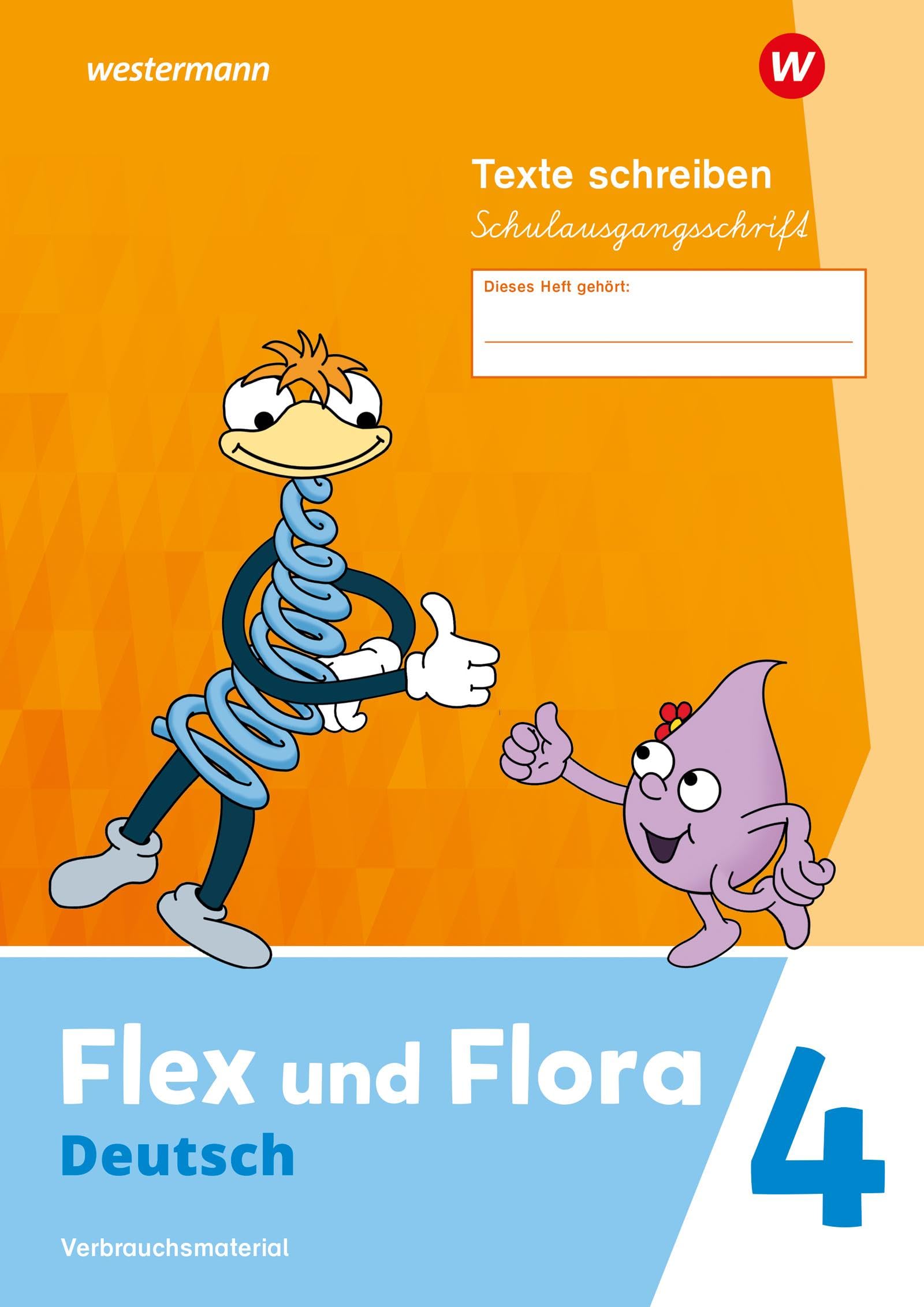 Flex und Flora - Ausgabe 2021: Heft Texte schreiben 4 (Schulausgangsschrift) Verbrauchsmaterial: Flex und Flora 4. Heft Texte schreiben (Schulausgangsschrift) Verbrauchsmaterial - Preis vom 10.10.2026 11:48:34 h