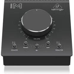 Behringer STUDIO M Pasywny kontroler głośności monitorów studyjnych (Passiv, 1 Stk.), Monitor Lautsprecher, Schwarz