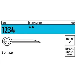 Meissel, Splinte ISO 1234 8 x 80 A 4
