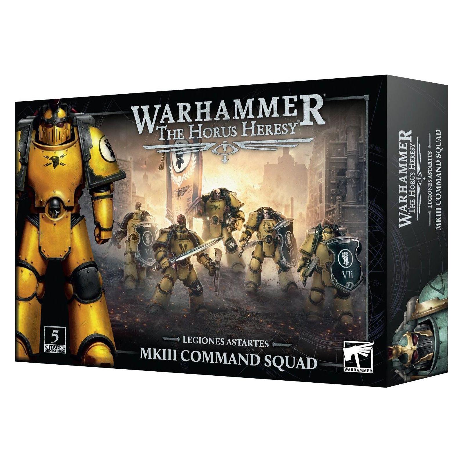 Games Workshop MKIII Legion Command Squad (Kunststoff) (31-86)
