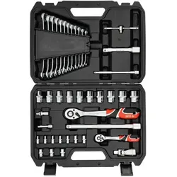 Yato, Steckschlüssel + Stecknuss, Handwerkzeug-Set 41-tlg. YT-38742