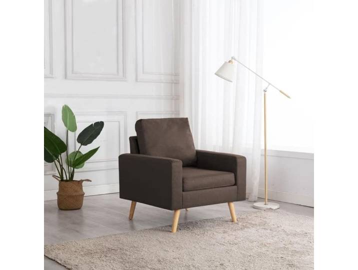 SALE 2025 Chaise longue relaxation - Fauteuil marron tissu - 77x71x80 cm 14 75 Kg 4878