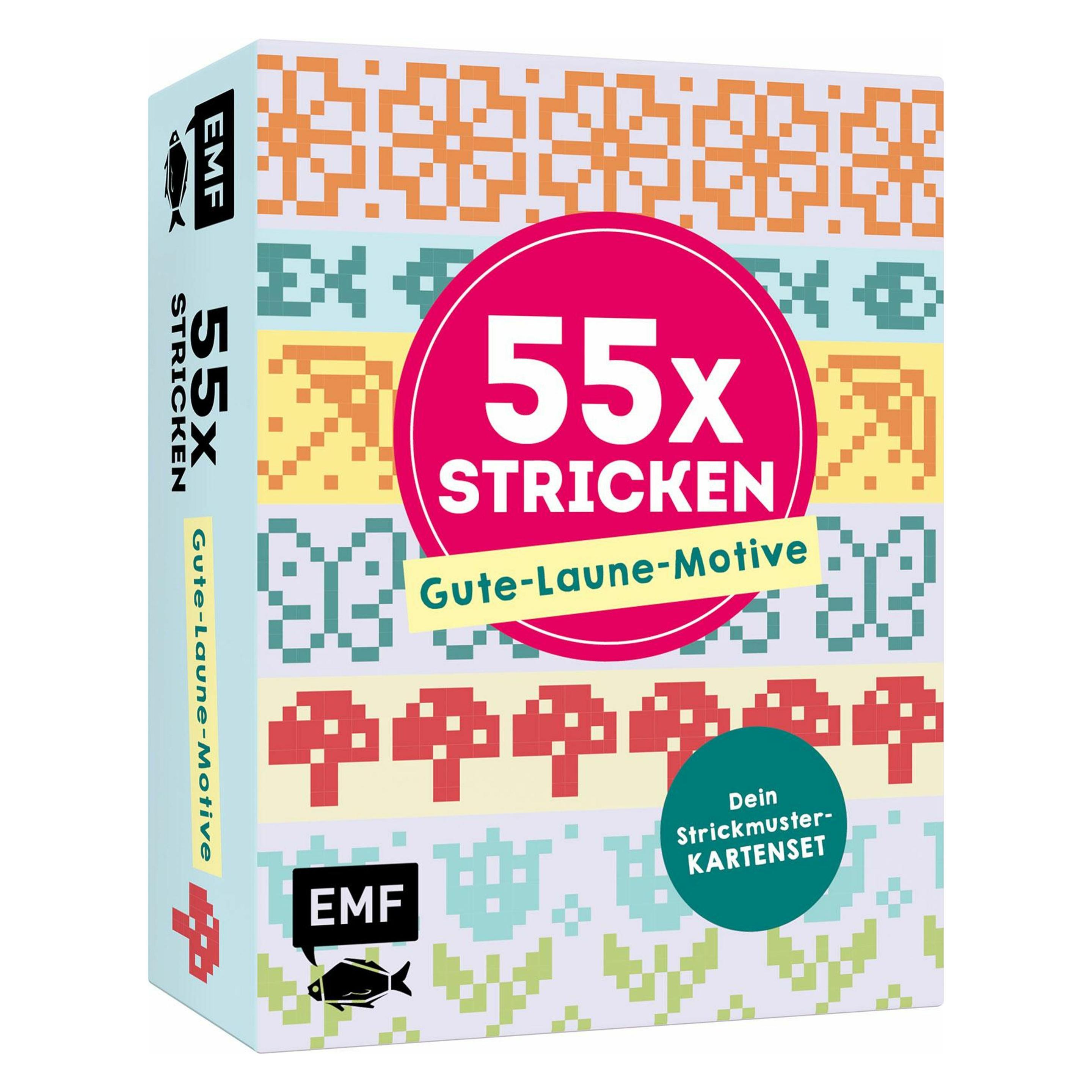Edition Fischer 55 x stricken - Gute-Laune-Motive: Dein (61205599)