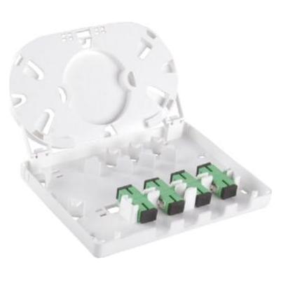 Alantec FTTH 4C Wandsteckdose ohne Adapter (FOPA-4A-01) (FOPA-4A-01)