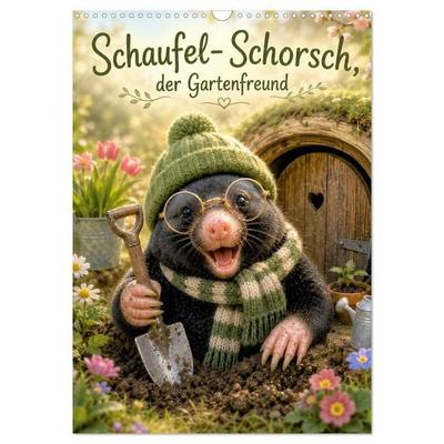 Schaufel-Schorsch der Gartenfreund (Wandkalender 2027 DIN A3 hoch), CALVENDO Monatskalender