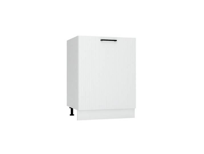 ROYAL24_MARKT Spülenunterschrank D60ZL S/1 - KENDRO - mit 1 Schublade (Küchen Spüleinunterschrank, 1-St., Premium - Kendro) Top Stoffe - Exklusiv - Hochwertig