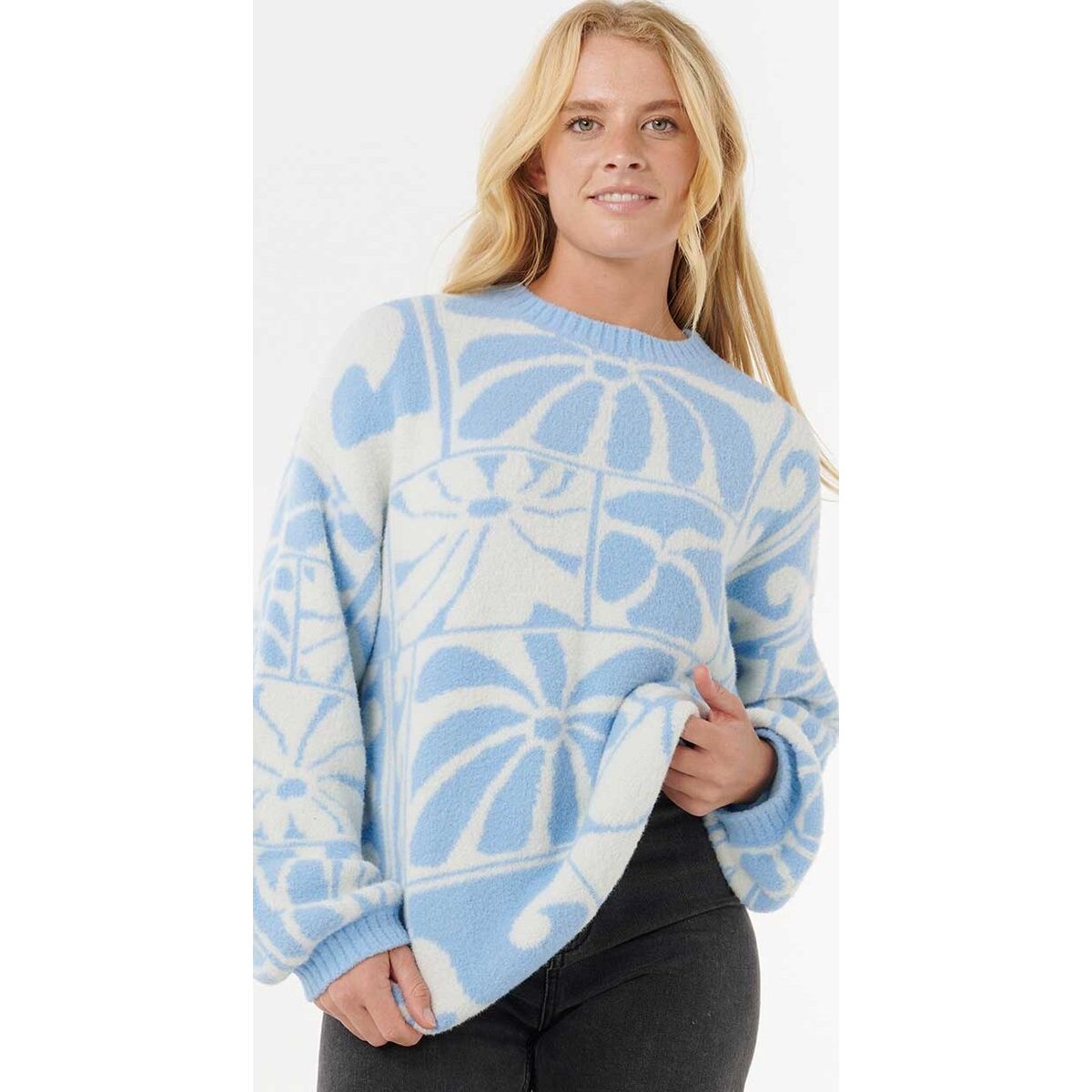 RipCurl Aots-ty Williams jacquard Crew blue (0070) XS 036WKN_0070_XS