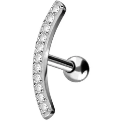 Titan Ohrpiercing KRISTALLBOGEN
