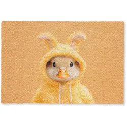 FUSSMATTE Osterhase - Kostüm - Ente Schmutzmatte 60x40 cm