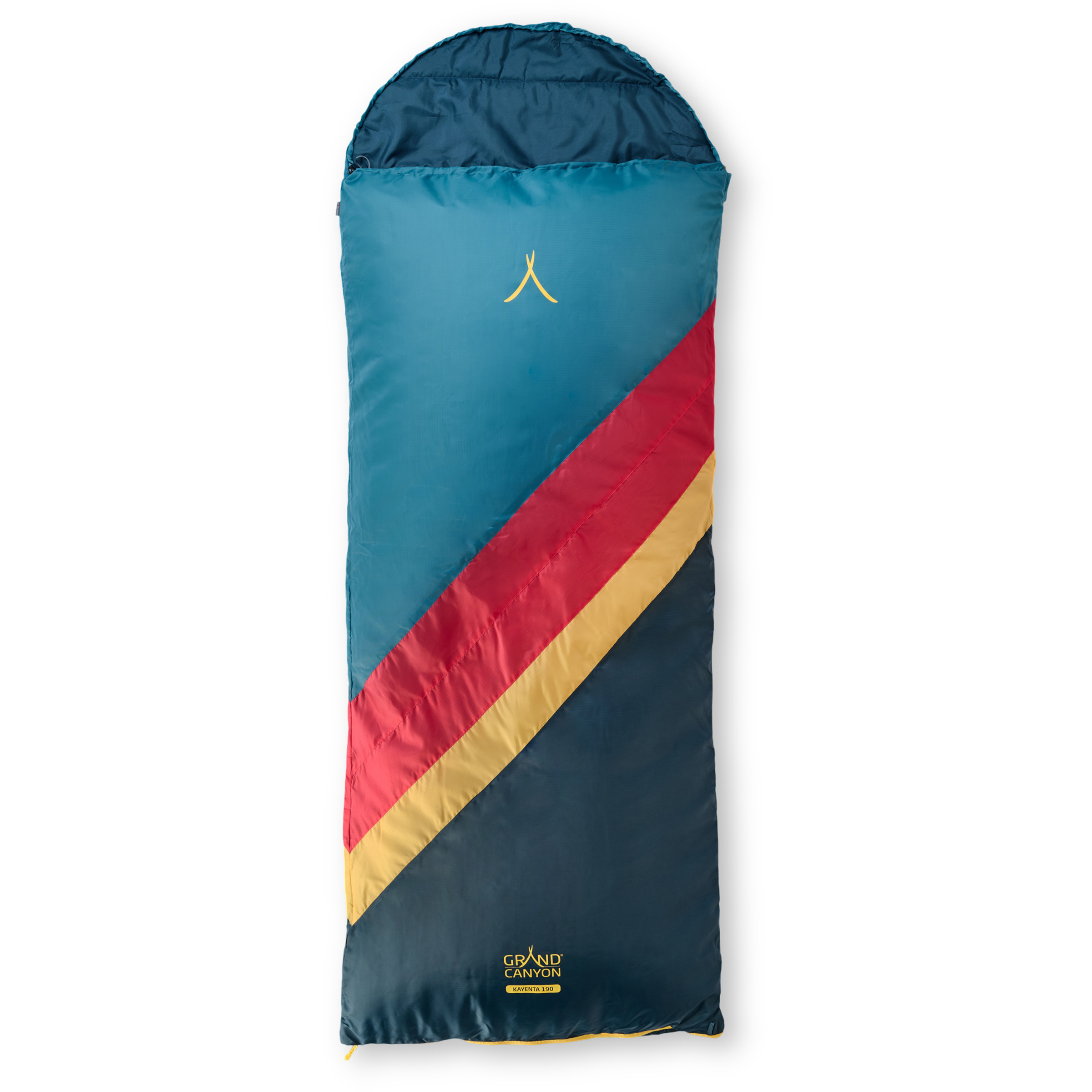 Grand Canyon Kayenta 190 Schlafsack Kunstfaserschlafsäcke blau Größe max. 190cm Camping
