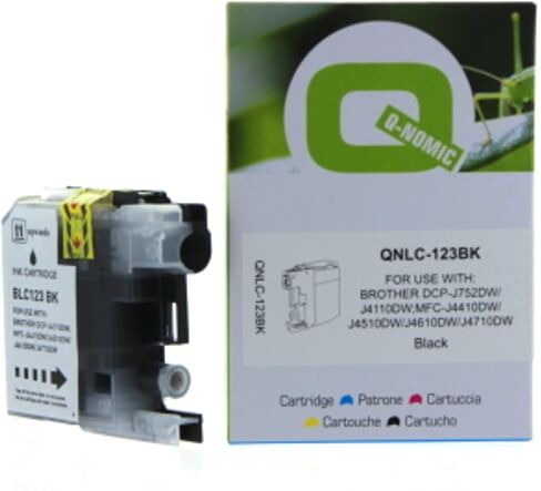 Q-Nomic LC-123 BK Cartucho de tinta negro