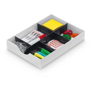 Styro Styro Schubladeneinsatz 268-405, weiß, für  doc Sortierstation, 22,6 x 4,9 x 31,5 cm