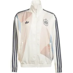 adidas FEF Trainingsjacke Damen | Gr. M | weiß - weiß
