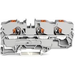 WAGO 2210-1301 Durchgangsklemme 10 mm Push-In-Klemme Grau 25 St. Piece