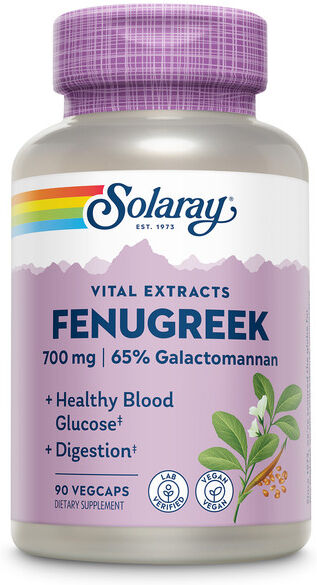 Solaray Fenugreek 350 mg 90 Vegetable Capsules