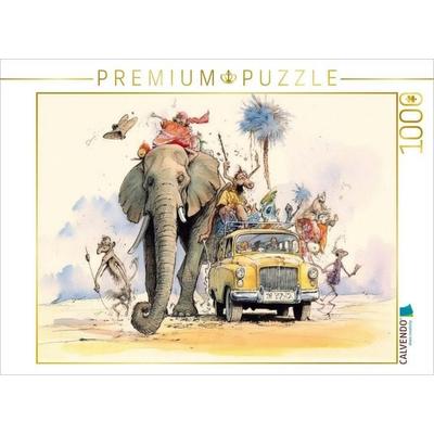 CALVENDO Puzzle Mit dem Auto unterwegs | 1000 Teile Lege-Größe 64x48cm Foto-Puzzle für glückliche Stunden