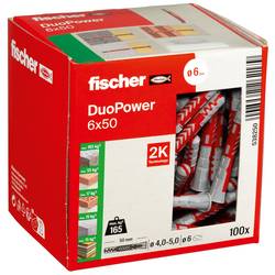 Fischer 538250 DUOPOWER 6x50 LD 2-Komponenten-Dübel 50 mm 6 mm 100 St.