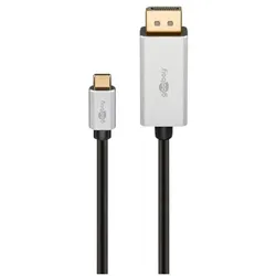 goobay Adapterkabel USB-C auf DisplayPort schwarz 2 m schwarz