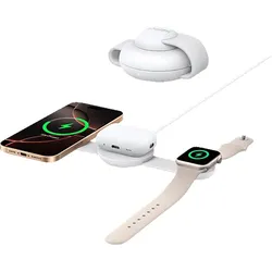 ANKER Nano 3-in-1 Kabelloses Ladegerät Apple, Weiß