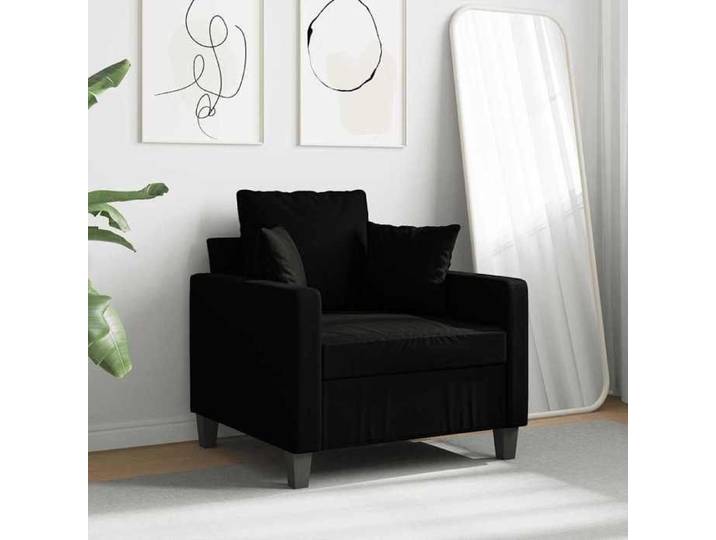 Soldes Moment Fauteuil 1 place - YUYUE - Petit Canapé - Noir 60cm Tissu M0_44364550