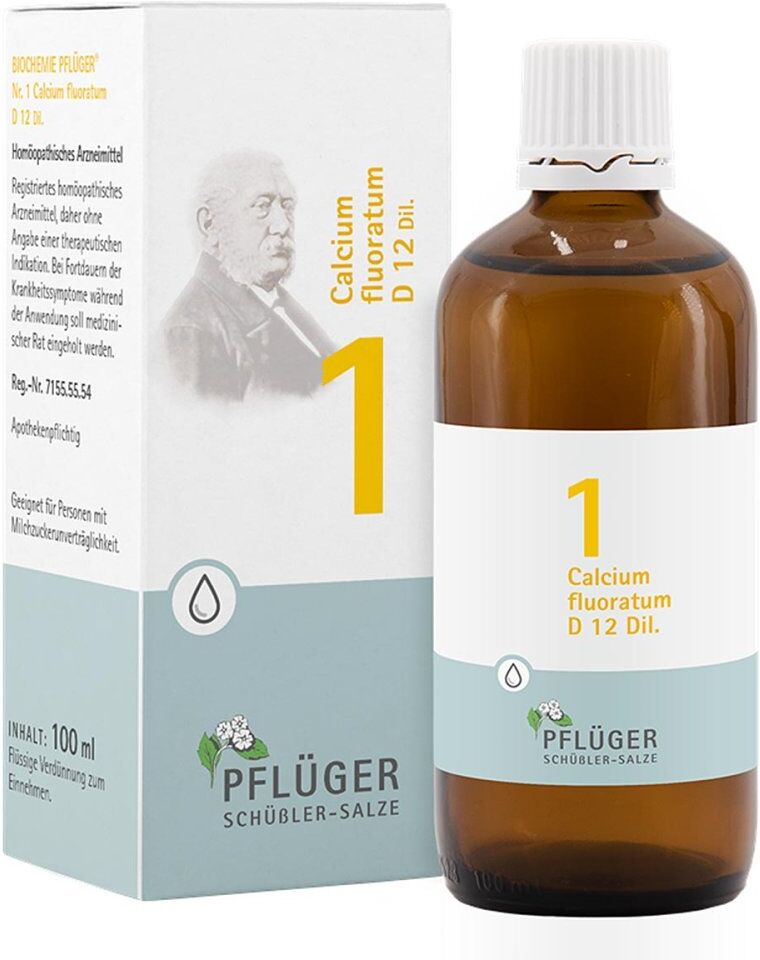 Biochemie Pflüger 1 Calcium fluor.D 12 Tropfen