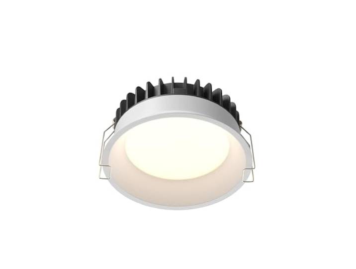 Maytoni Moderne Einbaustrahler Okno LED incl. Weiß aus Aluminum und Kunststoff Energieeffizient 12W für Küche, Schlafzimmer, Wohnzimmer, Esszimmer, Lobby