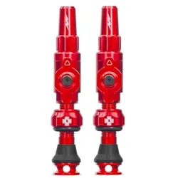 MUC-OFF Tubeless Ventil Set Big Bore Lite | rot 30 mm