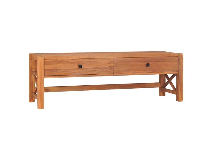 vidaXL TV-Schrank 140x40x45 cm Teakholz