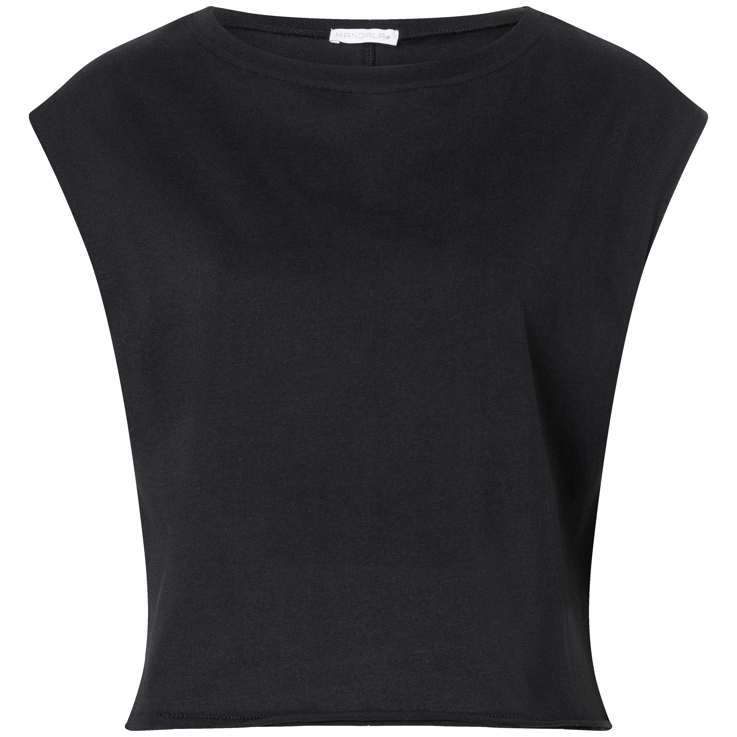 Mandala Relax Fit Damen T-Shirts schwarz Größe L Yoga Hautfreundlich