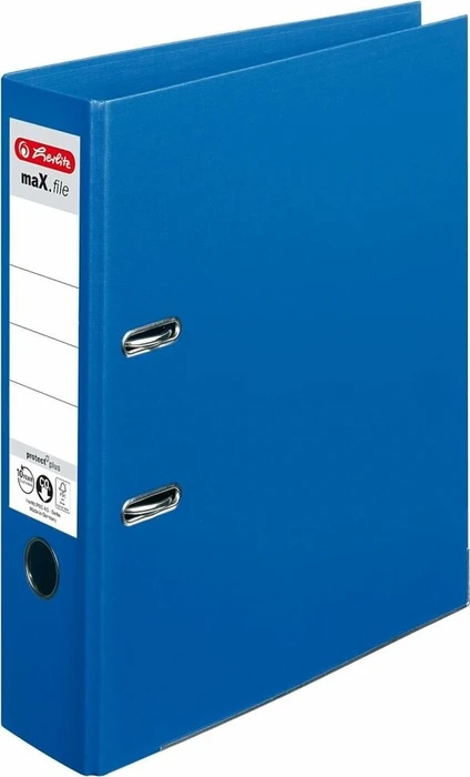 herlitz Ordner maX.file protect plus, Rückenbr.: 80 mm, blau
