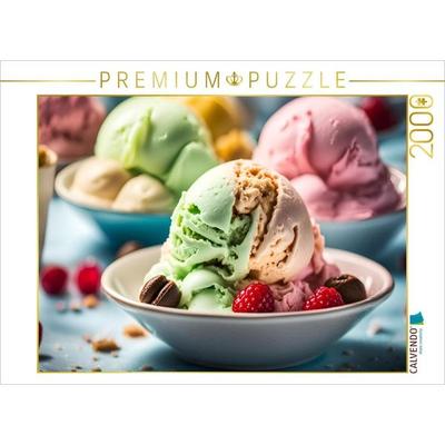 CALVENDO Puzzle Eiscreme - Sündhaft lecker | 2000 Teile Lege-Größe 90x67cm Foto-Puzzle für glückliche Stunden