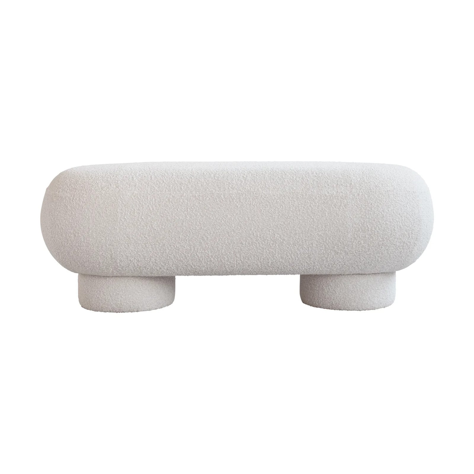 101 Copenhagen Big Foot petit bankje Bouclé B: 120 cm, D: 44 cm