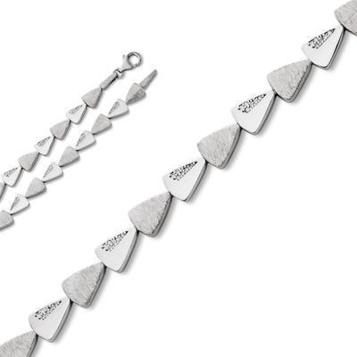 Silberarmband ONE ELEMENT "Zirkonia Armband aus 925 Silber 17 cm", silber, Armbänder, Damen, mit Zirkonia, Silber 925 (Sterlingsilber), Silberarmband, Fein gefertigt – ein Zeichen mit besonderer Bedeutung