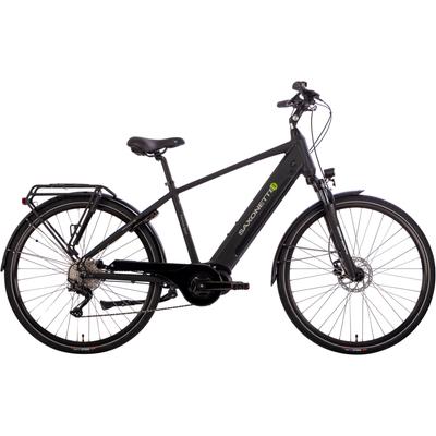 E-Bike SAXONETTE "Premium Sport (Diamant)" Gr. 54, schwarz (schwarz, schwarz), Elektrofahrräder, Herren, 54cm, 28 Zoll (71,12cm), Pedelec, Elektrofahrrad für Herren