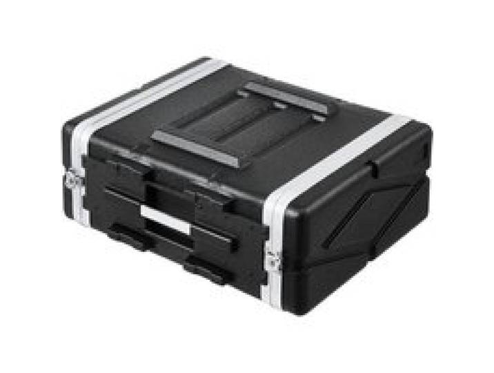 VEVOR Mallette Rack 4U 480mm Valise de Transport Coque en ABS avec Poignée