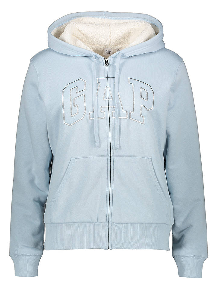 GAP Sweatjacke in Hellblau - L