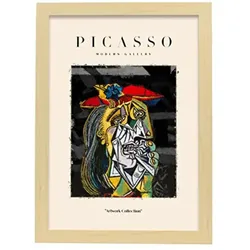 POSTER Picasso Sammlungs27 A3 Rahmen Aus Hellem Holz
