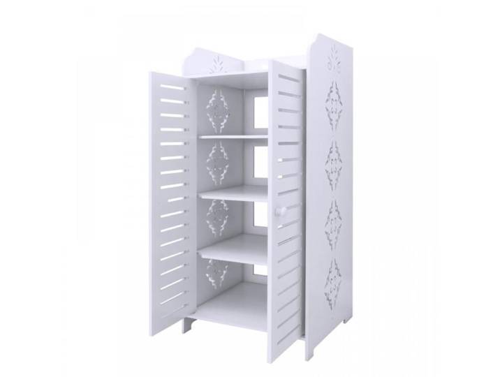 KEDIA Meuble à Chaussures Style Moderne pour Couloir et entrée Armoire à Chaussures dissimulée Salon (40x35x90)cm 4 étage
