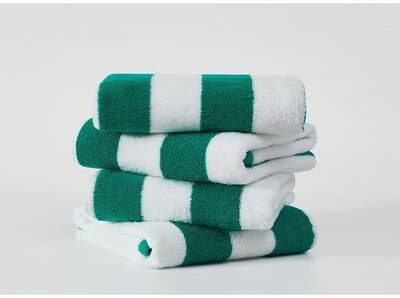 Oceanfront Resort Classic Cabana 4 PACK Beach Towel