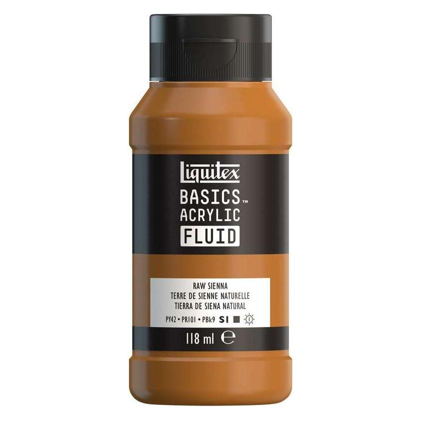 Winsor & Newton Basics fluid 118ml raw sienna row 330 (118 ml) (8870407)