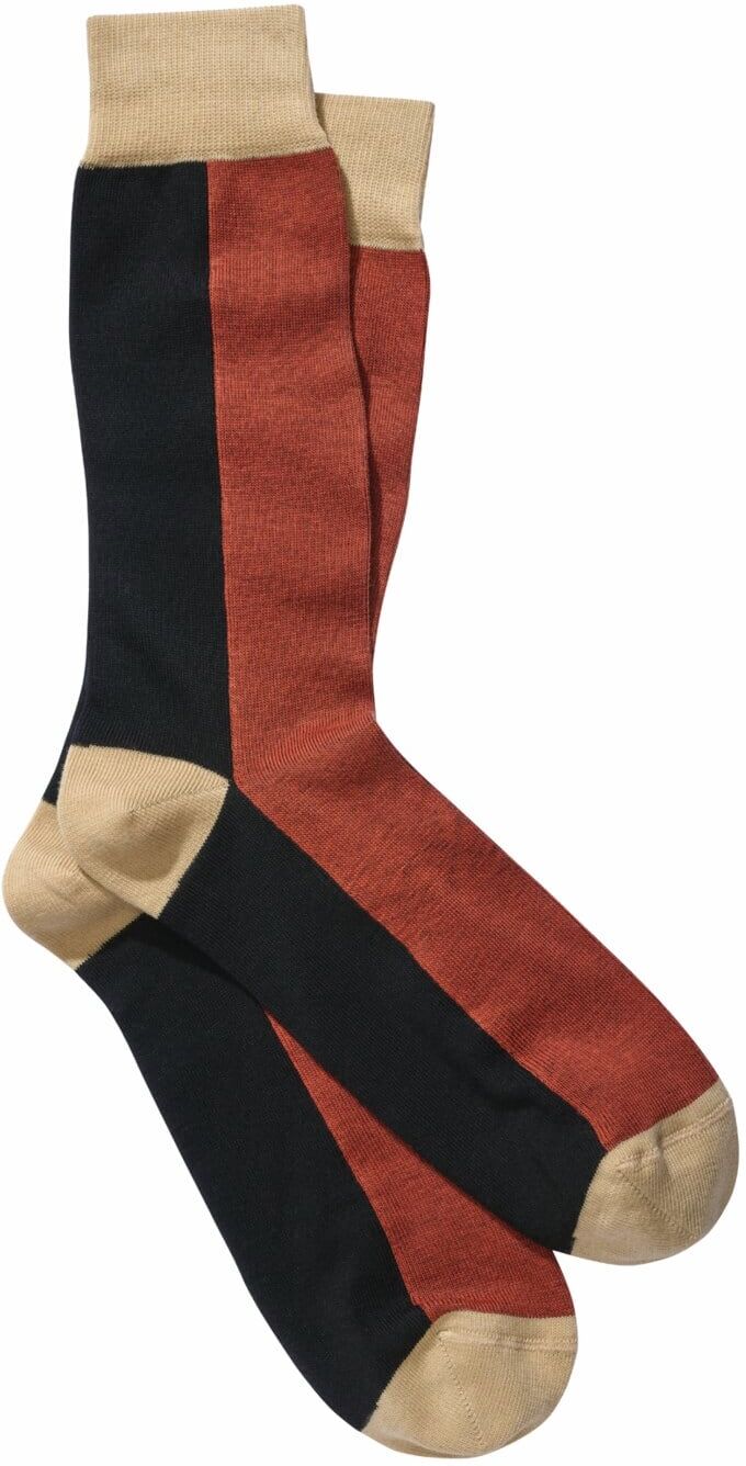 Mey & Edlich Mondrian-Socke Braun 43-46
