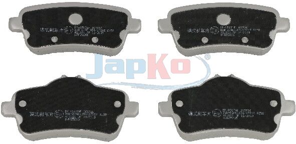 Japko Bremsbelagsatz, Scheibenbremse 510517 Hinterachse Für Mercedes